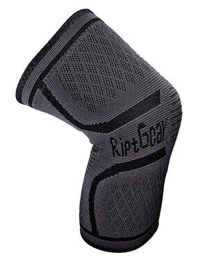 2/$12 💥🆕 RiptGear Knee Compression Sleeve Black/Gray | Size 5XL | 839